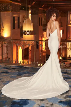 Stunning Crepe Wedding Dress - Style #2354 | Mikaella Bridal