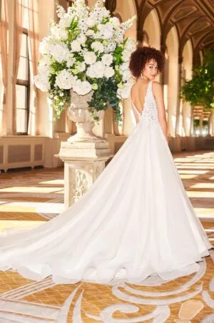 Dreamy Blush Wedding Dress - Style #2356 | Mikaella Bridal