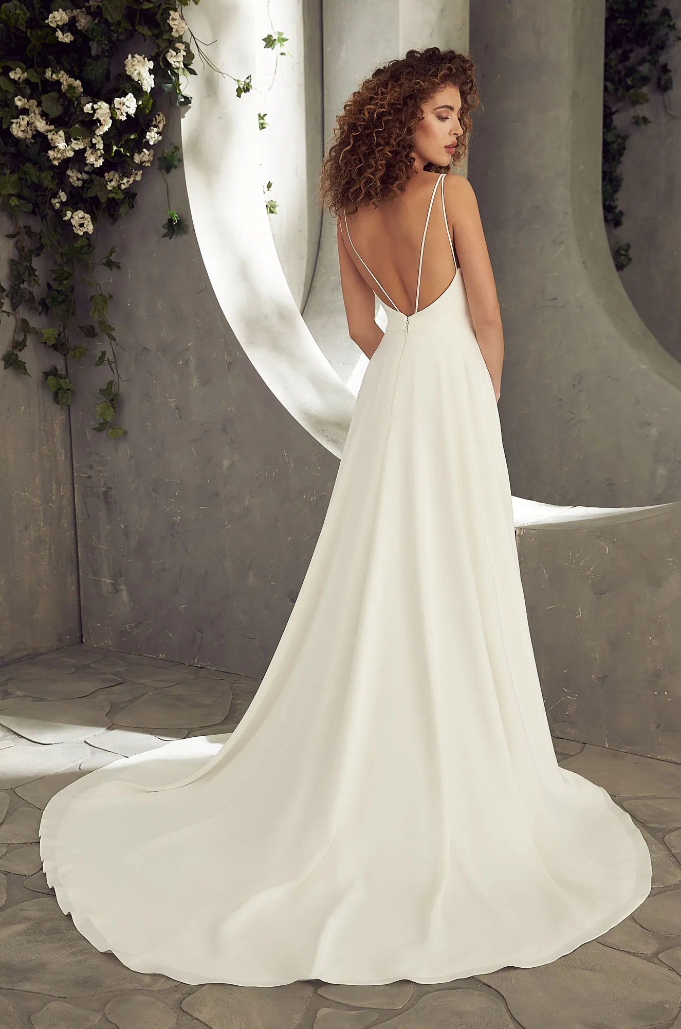 M2536 | Jacquard A-Line Wedding Dress