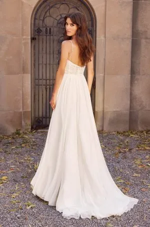 Sweetheart Skirt Slit Wedding Dress - Style #P5028 | Paloma Blanca