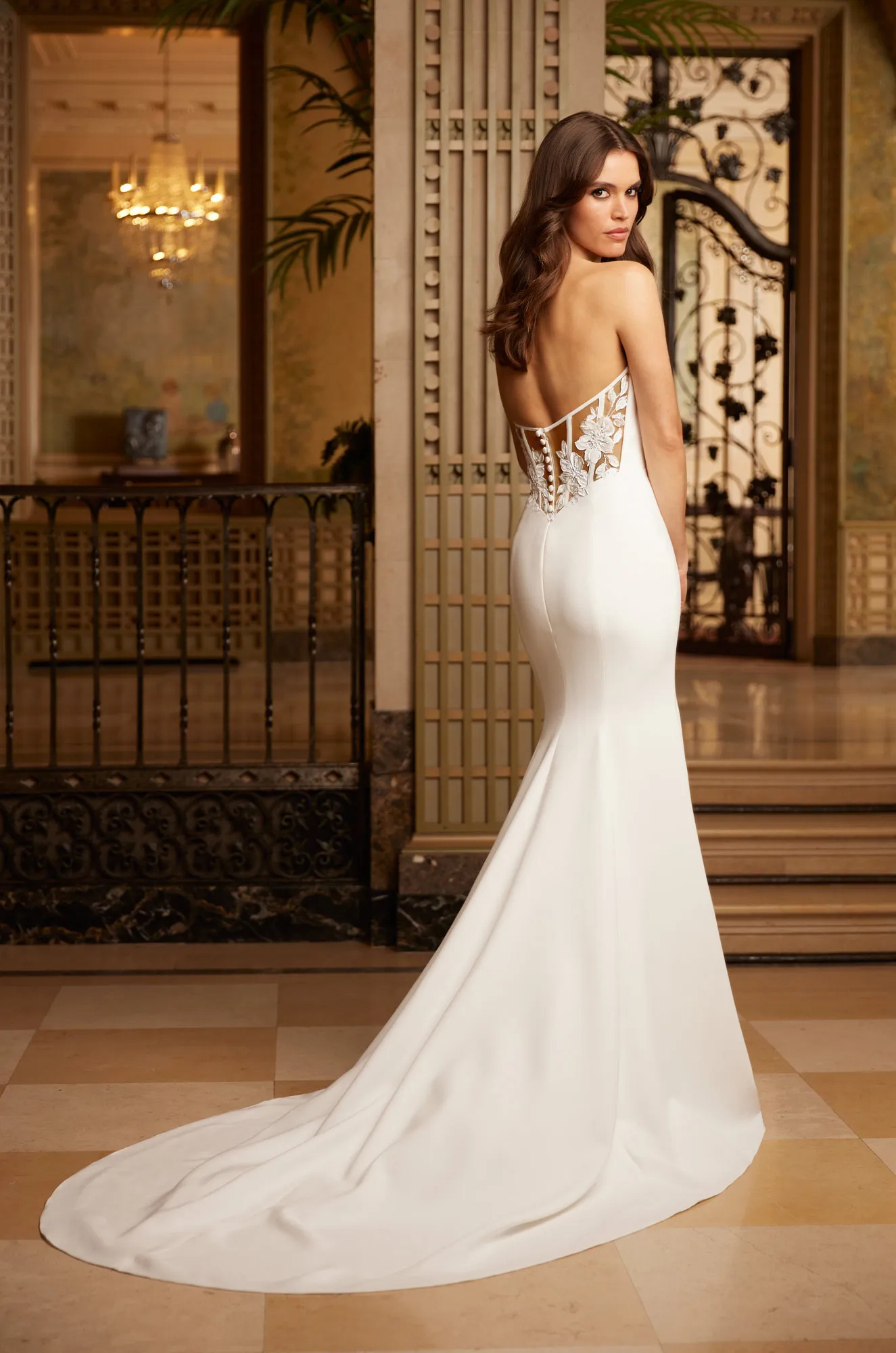 Modern Classic Wedding Dress - Style P5055 | Paloma Blanca